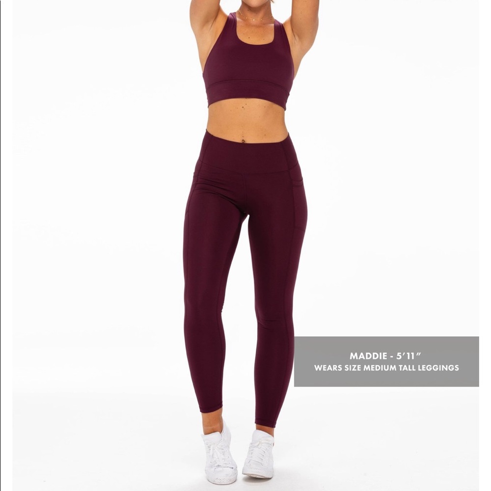 Ethos All Day Leggings Plum